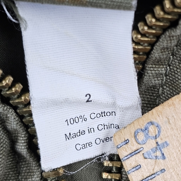 J. Crew Military Jacket 2 Washed & Aged Women’s Army Green Utility parka - Picture 4 of 9